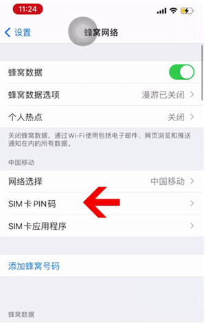 富顺苹果14维修网分享如何给iPhone14的SIM卡设置密码 